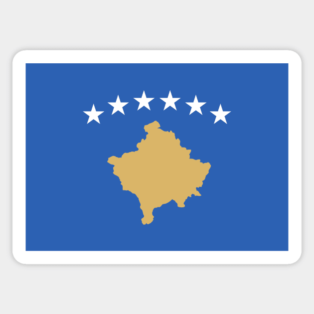 Kosovo Sticker by Wickedcartoons